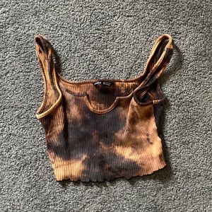 Tie die crop top
